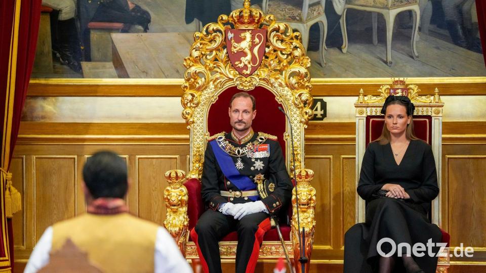 Der neue norwegische König spricht über die Trauer nach dem Tod seines Vaters König Harald V. (Archivbild). Bild: Ole Berg-Rusten/NTB Scanpix POOL/AP/dpa