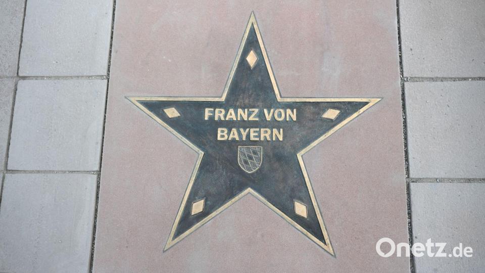 Auf dem Bayerischen Ehrenweg verewigt: Franz von Bayern. Bild: Felix Hörhager/dpa