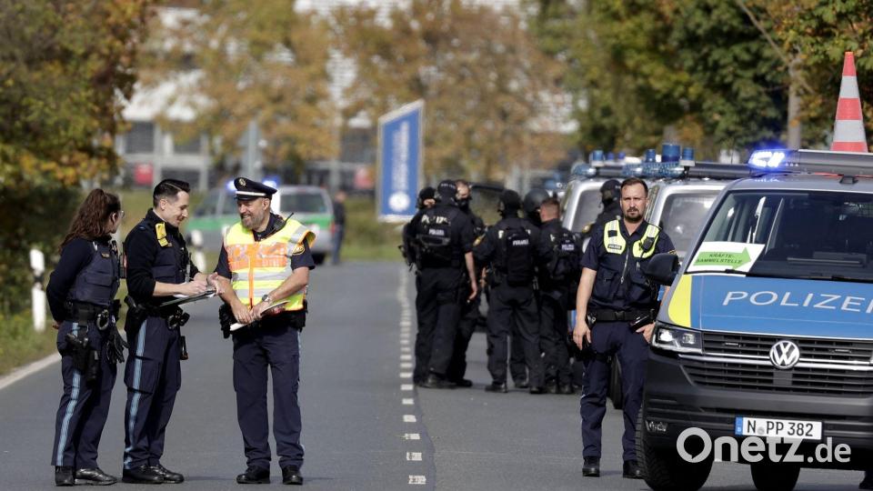 Der Flughafen Nürnberg war zeitweise gesperrt. Bild: Tizian Gerbing/dpa