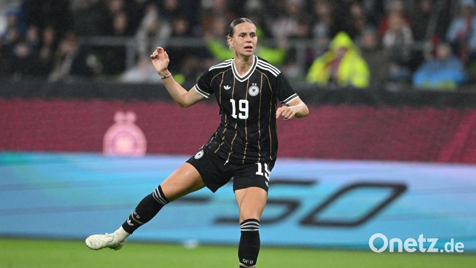 Klara Bühl trifft zum 2:1. Bild: Carmen Jaspersen/dpa