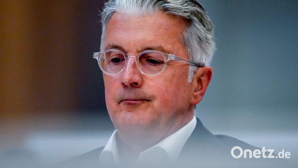 Das Landgericht München hatte Ex-Audi-Chef Stadler 2023 wegen Betrugs verurteilt. (Archivbild) Bild: Matthias Schrader/AP Pool/dpa