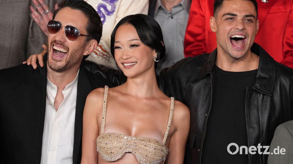 Andrew Koji (l-r), Callina Liang und Noah Centineo spielen die Hauptrollen in „Street Fighter“. Bild: Chris Pizzello/Invision/AP/dpa