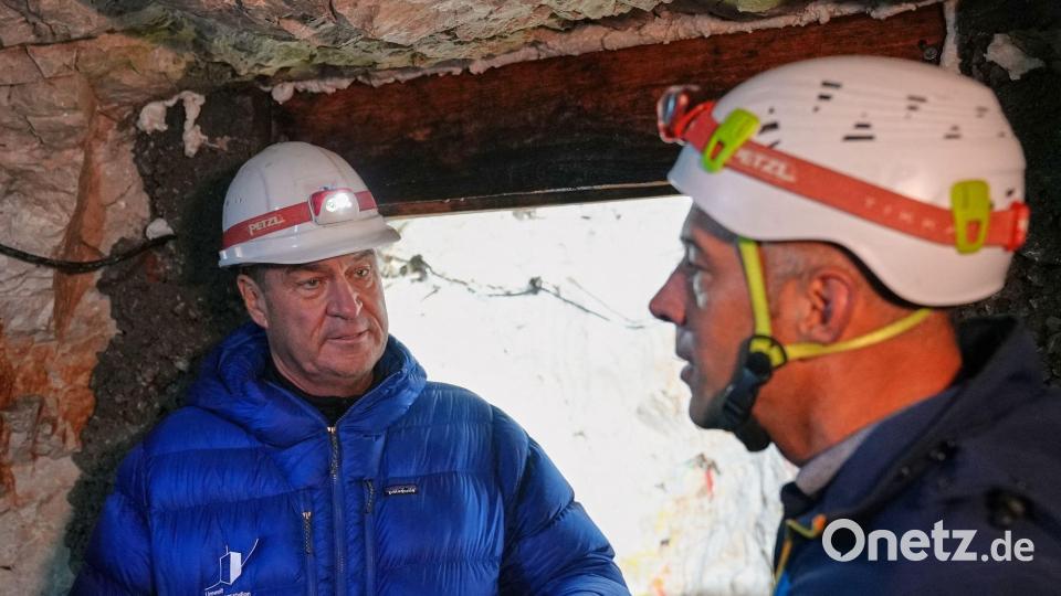 Der Permafrost taut - das zeigt eine Messstation im Kammstollen auf der Zugspitze. Bild: Ehsan Monajati/dpa