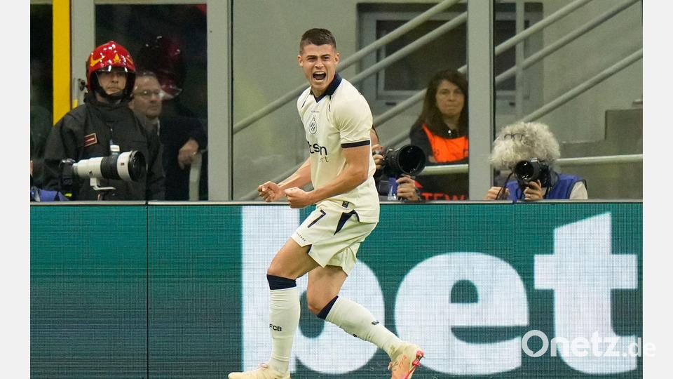 Nicolò Tresoldi erzielte einen Dreierpack. Bild: Luca Bruno/AP/dpa
