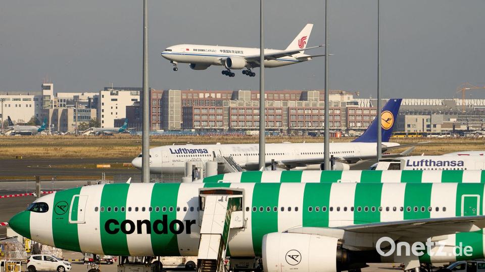 Die Flüge am Frankfurter Flughafen laufen planmäßig. Bild: Thomas Frey/dpa