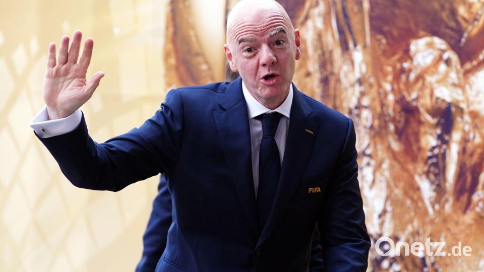 Gianni Infantino empfing die Mitglieder des FIFA-Councils in Zürich. (Archivbild) Bild: Bradley Collyer/PA Wire/dpa