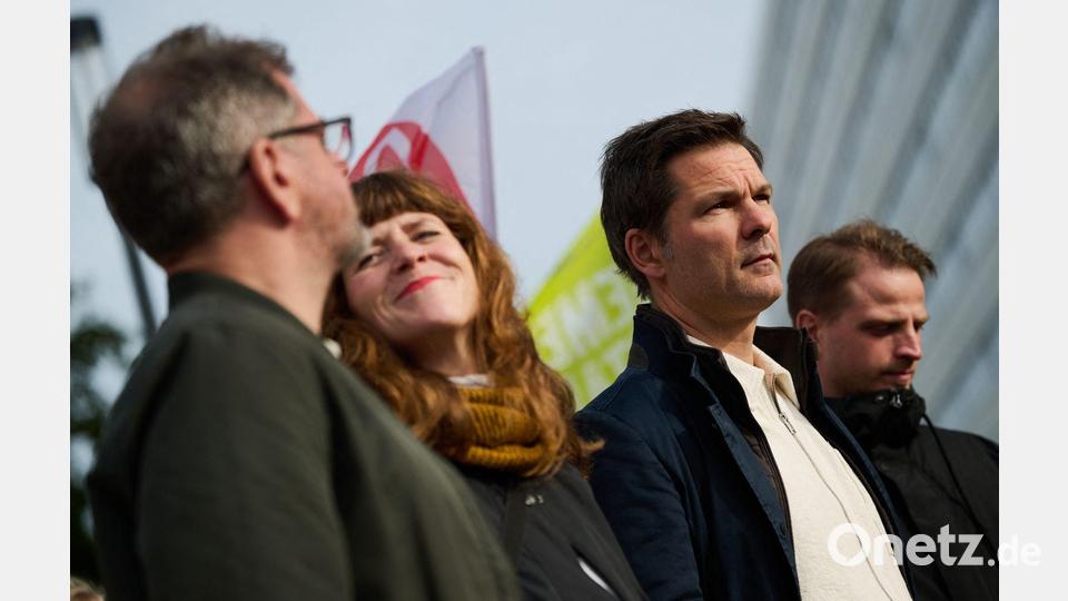 Grüne, Linke und SPD müssen bei ihren Sondierungsgesprächen noch einige Hürden nehmen. Bild: Sebastian Christoph Gollnow/dpa
