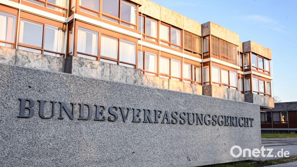 Die Linke ist vors Bundesverfassungsgericht gezogen. (Archivbild) Bild: Uli Deck/dpa