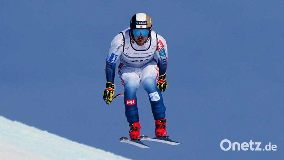 Erneut schwer verletzt: Norwegens Ski-Star Aleksander Aamodt Kilde. (Archivbild) Bild: Pier Marco Tacca/AP/dpa