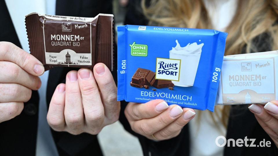 Ritter Sport kann im Markenrechtsstreit mit der Wacker GmbH aus Mannheim auf einen Sieg vor dem Oberlandesgericht Stuttgart hoffen. Bild: Bernd Weißbrod/dpa