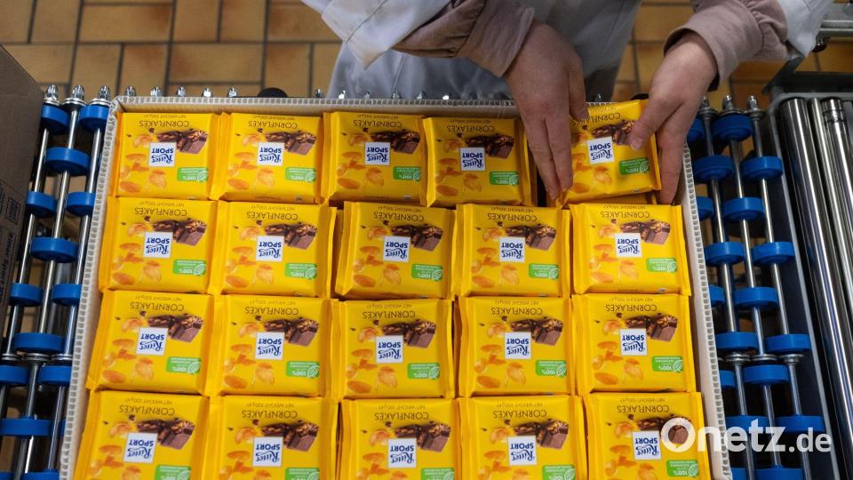 Die Ritter-Sport-Verpackung ist beim Deutschen Patent- und Markenamt registriert. (Archivbild) Bild: Marijan Murat/dpa