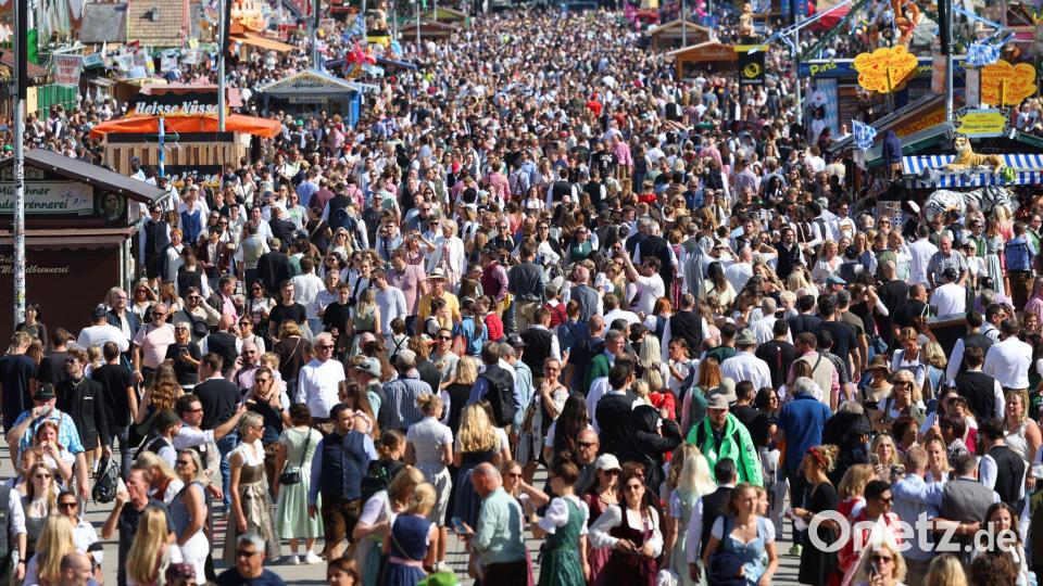 Die diesjährige Wiesn verzeichnete einen Besucherrekord. (Archivbild) Bild: Karl-Josef Hildenbrand/dpa