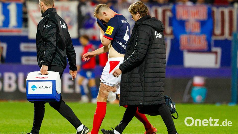 Verletzung beim Comeback: Kiels Verteidiger Sebastian Schonlau. Bild: Frank Molter/dpa