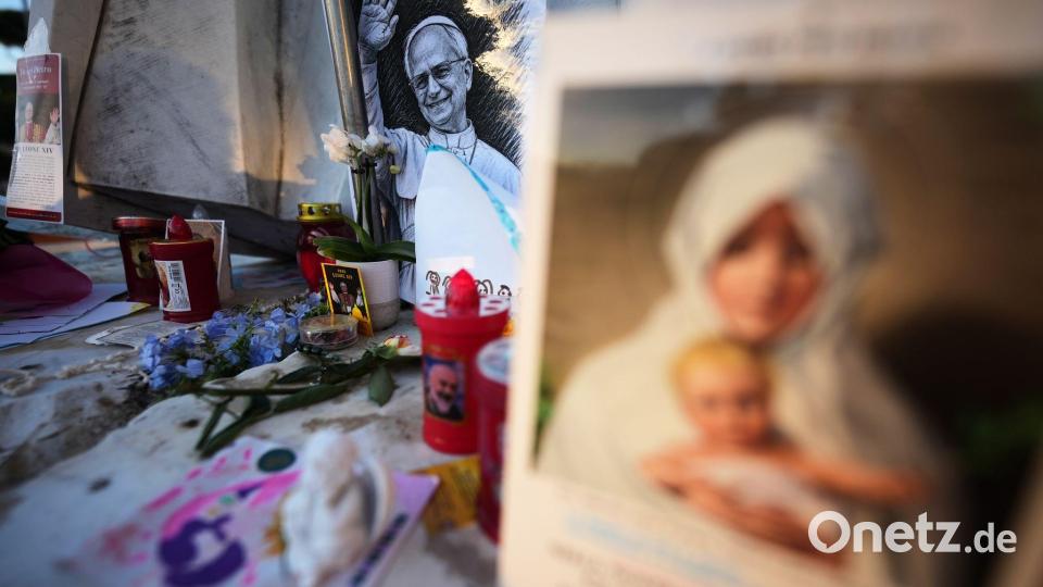 Papst Leo im Krankenhaus Bild: Andrew Medichini/AP/dpa