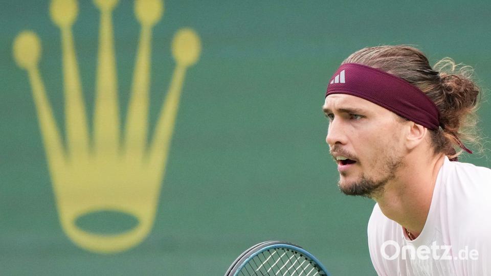 Alexander Zverev in Aktion. Bild: Ding Ting/XinHua/dpa