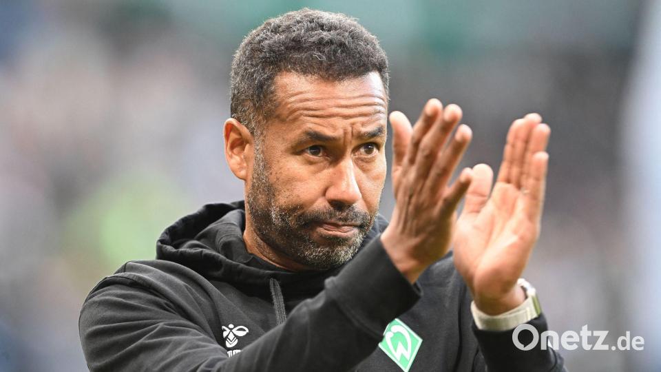 Werder-Trainer Daniel Thioune. Bild: Carmen Jaspersen/dpa