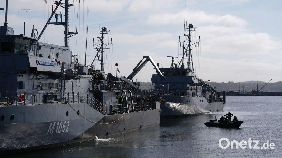 In Kiel befindet sich der größte Stützpunkt der Marine an der Ostsee. (Archivfoto) Bild: Marcus Brandt/dpa