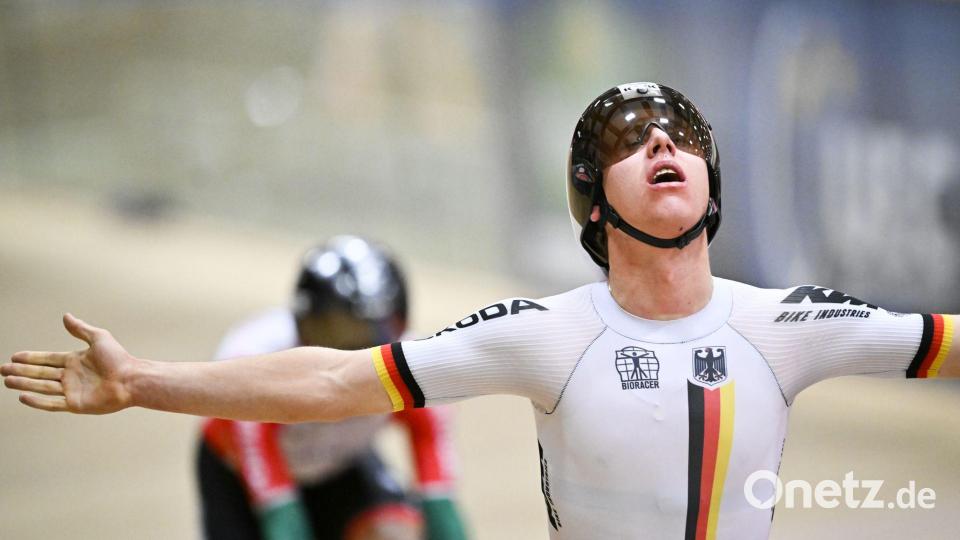 Tim Torn Teutenberg ist Weltmeister im Ausscheidungsfahren. (Archivbild) Bild: Gian Ehrenzeller/KEYSTONE/dpa