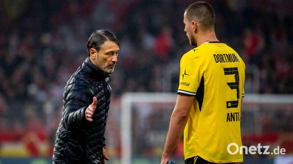 Mit der Leistung von Abwehrprofi Waldemar Anton konnte Niko Kovac in Berlin zufrieden sein. Bild: Julius Frick/dpa