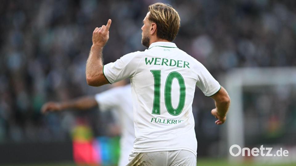 Werder Bremens Torjäger Niclas Füllkrug. Bild: Carmen Jaspersen/dpa