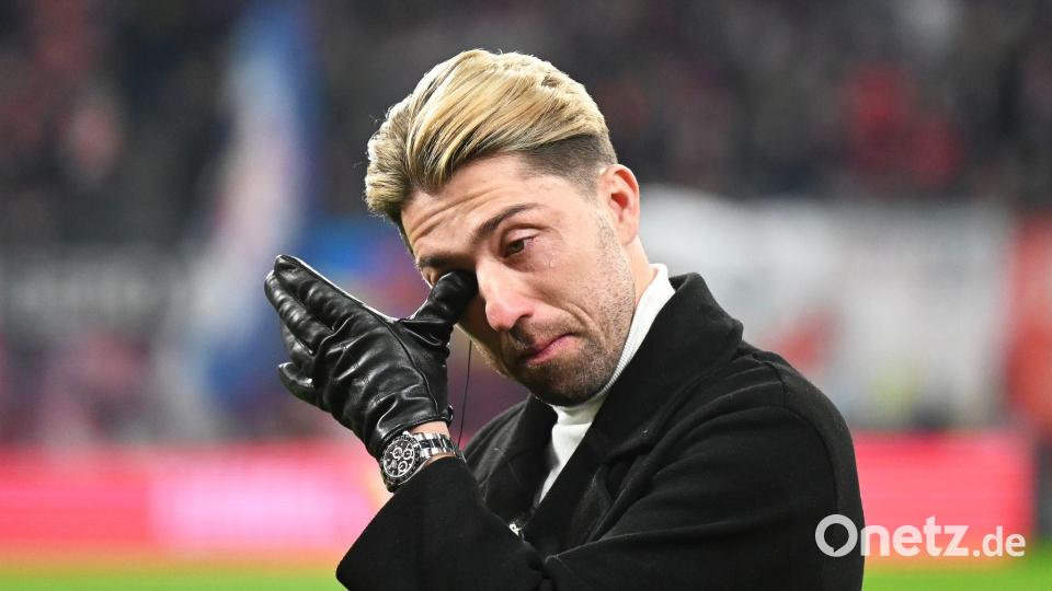 Kevin Kampl bei seiner Verabschiedung bei RB Leipzig. (Archivbild) Bild: David Hammersen/dpa