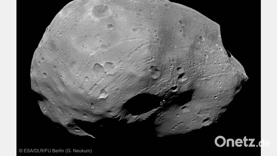 Auf Phobos herrschen extreme Temperaturen. (Archivbild) Bild: ESA/DLR/FU Berlin/dpa
