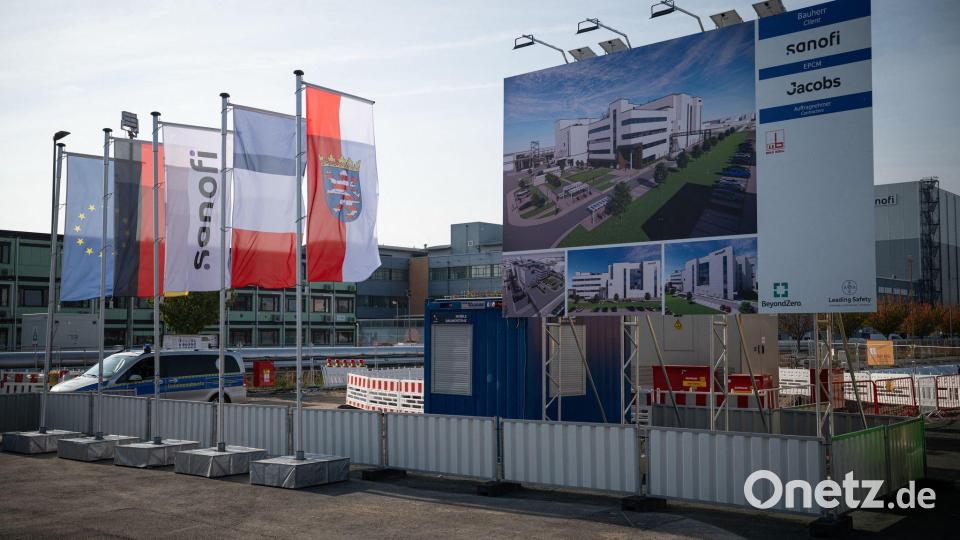 In Frankfurt entsteht eine neue Insulinfabrik, die eine der größten in Europa werden soll. Bild: Hannes P. Albert/dpa