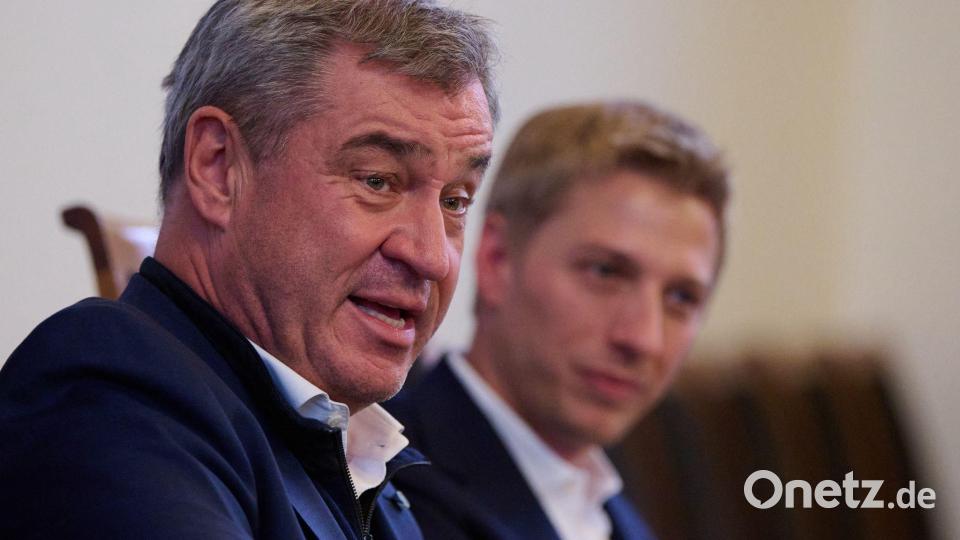 Ministerpräsident Markus Söder sieht eine erfolgreiche Olympia-Bewerbung als „Riesensprung nach vorn“. Bild: Sven Hoppe/dpa