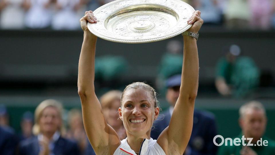 Mit dem Wimbledon-Triumph 2018 erfüllte sich Angelique Kerber einen Kindheitstraum. (Archivbild) Bild: Tim Ireland/AP/dpa