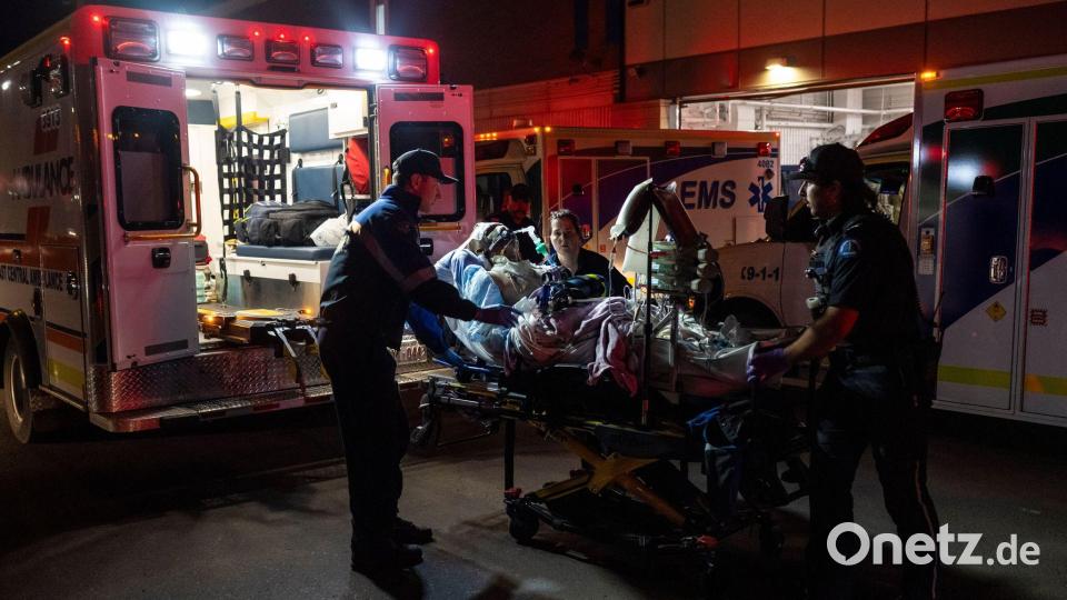 Dutzende erlitten Verletzungen. Bild: John Ulan/The Canadian Press/AP/dpa