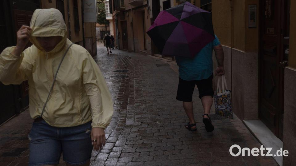 Mallorca kam relativ glimpflich davon. Bild: Clara Margais/dpa