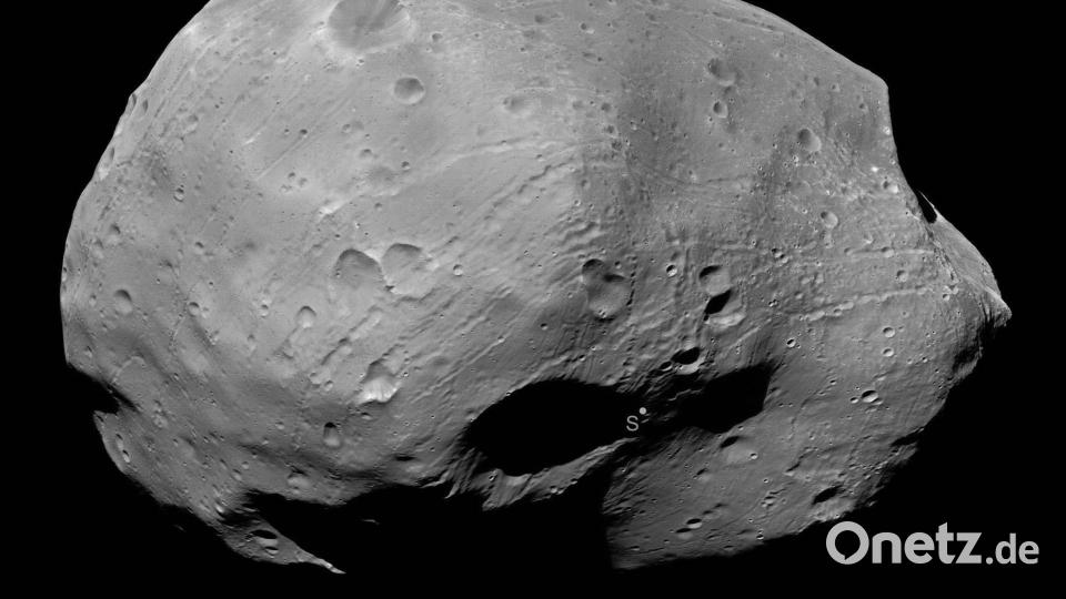 Auf Phobos herrschen extreme Temperaturen. (Archivbild) Bild: ESA/DLR/FU Berlin/dpa