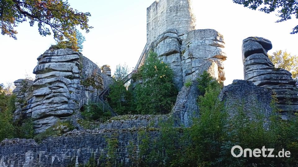 Die Burgruine Weißenstein bleibt bis auf weiteres für Besucher gesperrt Bild: Oswald Zintl