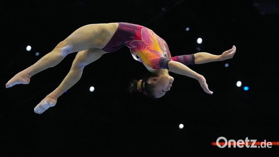 Holte mit China WM-Gold: Zhang Qingying. Bild: Patrick Post/AP/dpa