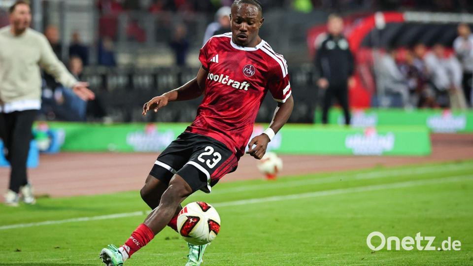 Mohamed Ali Zoma fehlt dem 1. FC Nürnberg monatelang. (Archivbild) Bild: Daniel Karmann/dpa