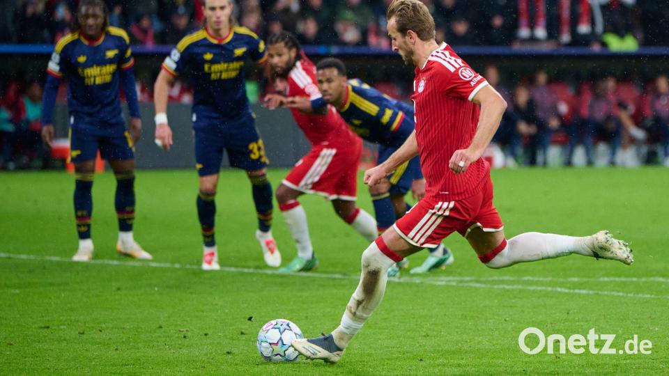 Vom Punkt verwandelt Harry Kane fast immer sicher. Gegen Arsenal führte er auch einen Abstoß aus. Bild: Sven Hoppe/dpa