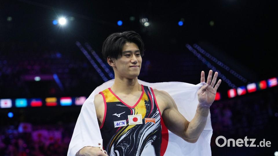 Viermal Mehrkampf-Gold: Daiki Hashimoto. Bild: Francisco Seco/AP/dpa