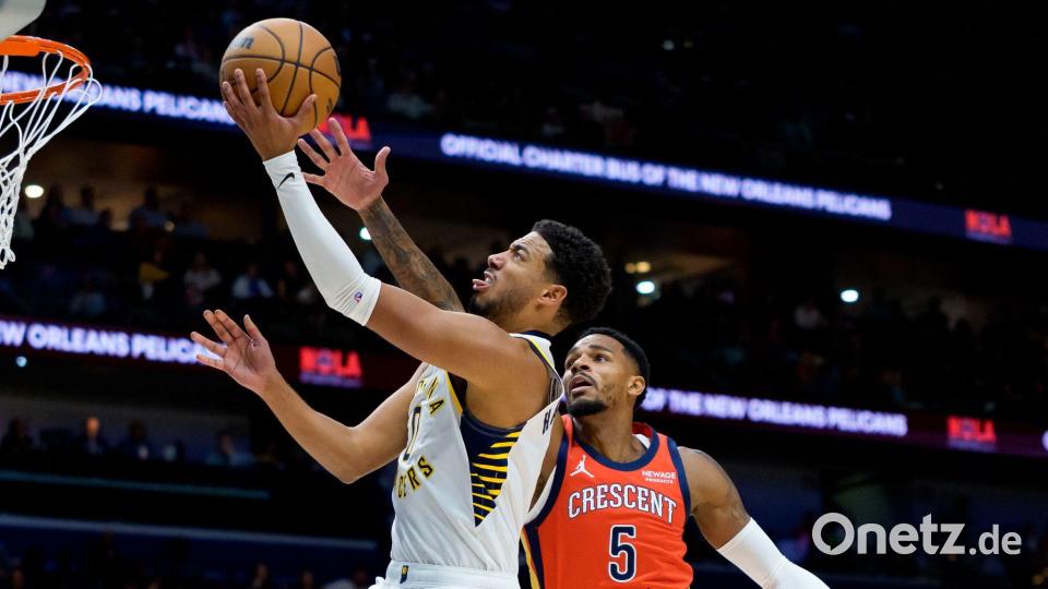 Haliburton mischt in der NBA wieder mit. Bild: Matthew Hinton/FR170690 AP/AP/dpa