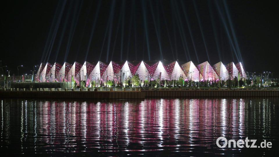 Standort für die Finalrunde: Die Crystal Hall in Baku. (Archivbild) Bild: picture alliance / dpa