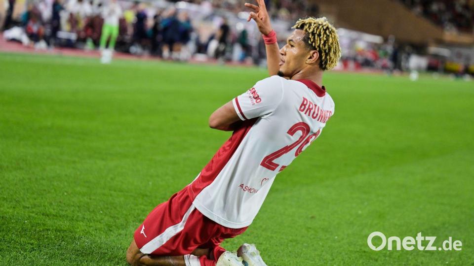 Jubel über das 1:0: Paris Brunner. Bild: Philippe Magoni/AP/dpa