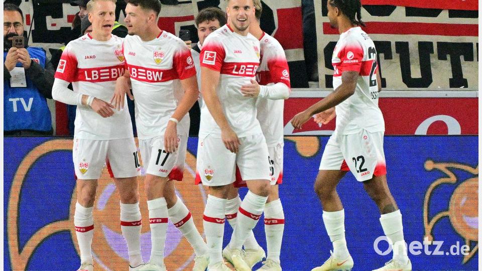 Der VfB ging früh in Führung. Bild: Jan-Philipp Strobel/dpa