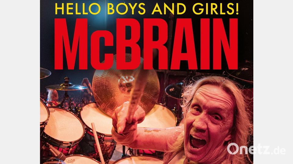 Mit seiner Autobiografie tourt Nicko McBrain auch durch Deutschland. Bild: -/Heyne Verlag/dpa