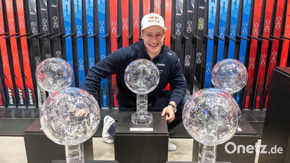 Trophäensammler: Marco Odermatt ist seit Jahren das Maß der Dinge bei den Männern. (Archivbild) Bild: Urs Flueeler/KEYSTONE/dpa