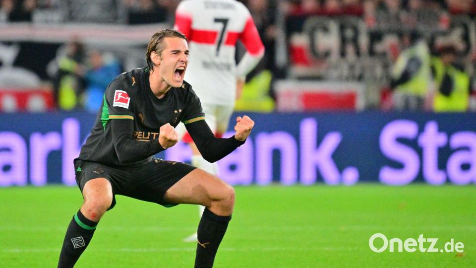 Zeigt Emotionen: Florian Neuhaus Bild: Jan-Philipp Strobel/dpa