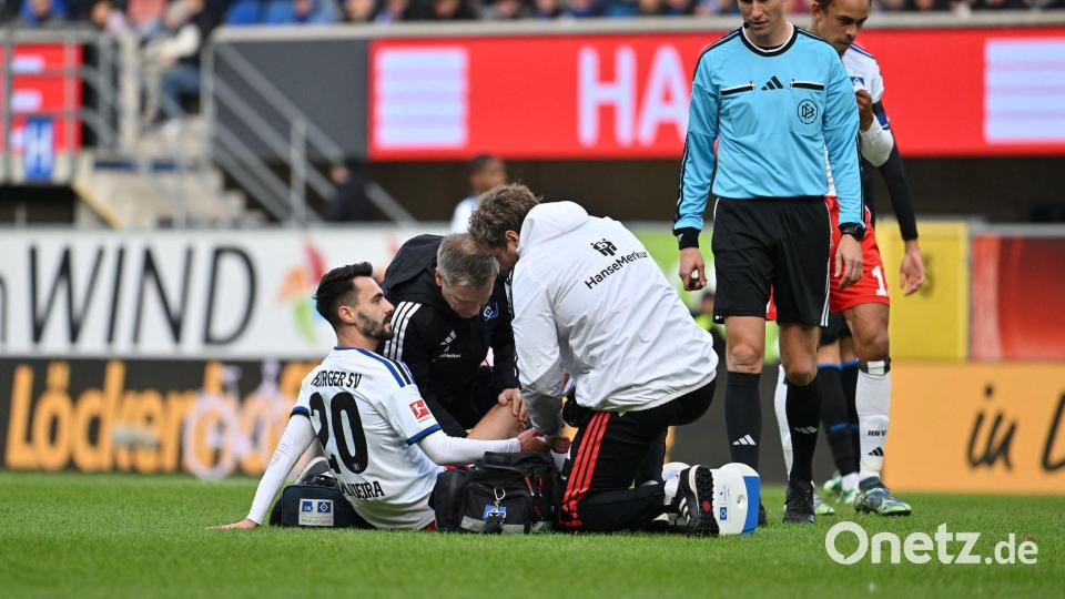Musste früh runter: Fabio Vieira Bild: Swen Pförtner/dpa