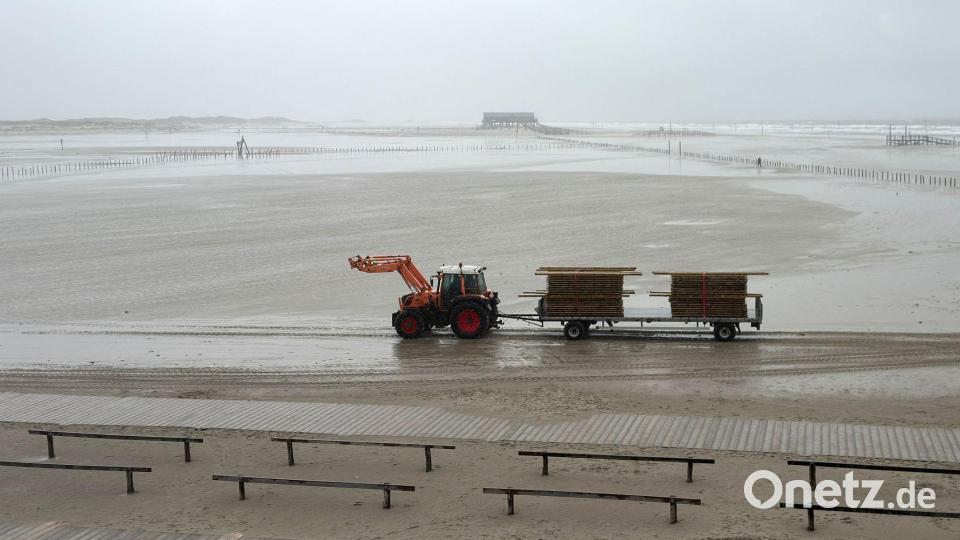 Herbststurm wird an der Nordsee erwartet. Bild: Bodo Marks/dpa