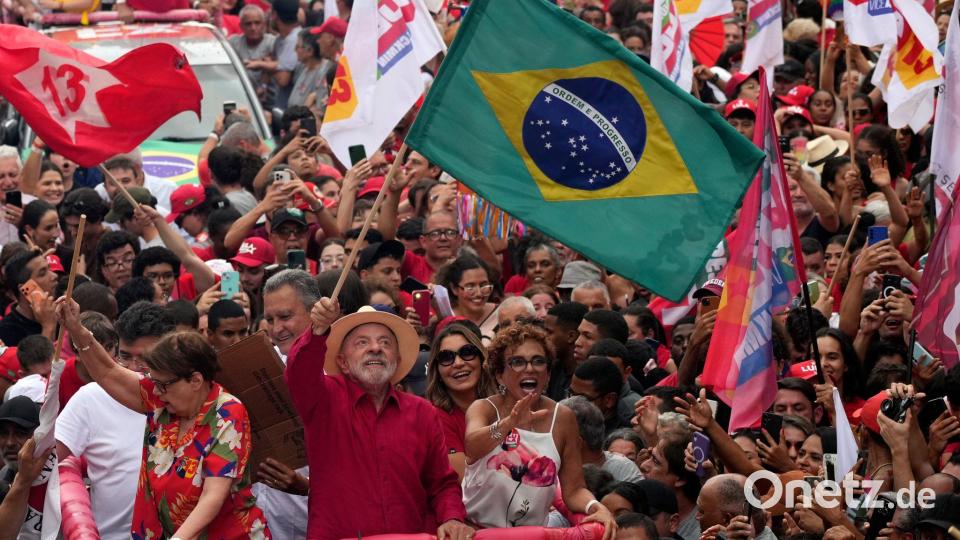 Lula mobilisiert seine Anhänger. (Archivbild) Bild: Silvia Izquierdo/AP/dpa