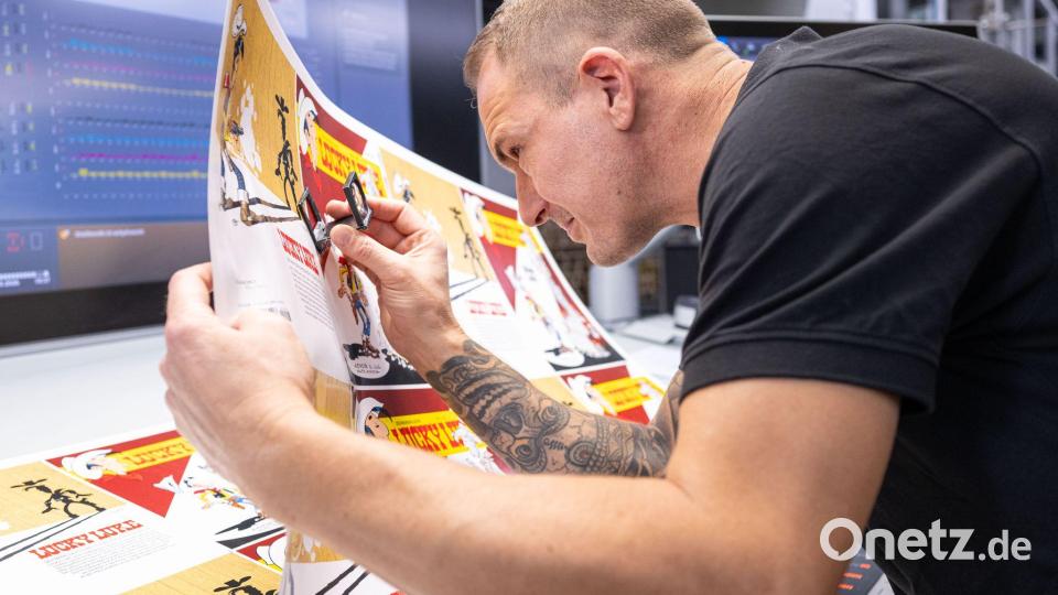 Die Comicfigur Lucky Luke wird 80 Jahre alt. Bild: Guido Kirchner/dpa