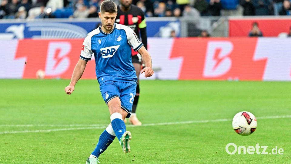 Joker Andrej Kramaric verwandelte den Elfmeter zum 1:0. Bild: Uwe Anspach/dpa
