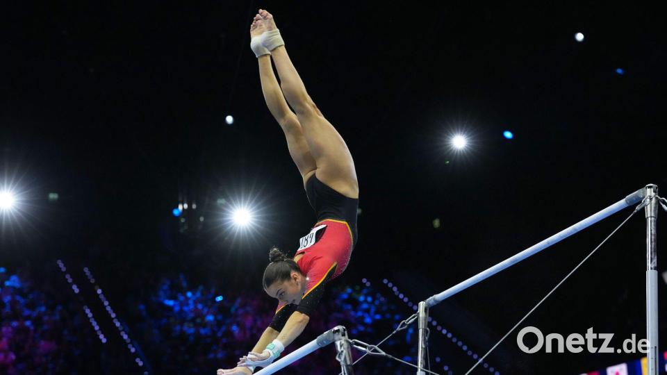Akkurat bis in die Zehenspitzen: Helen Kevric. Bild: Patrick Post/AP/dpa